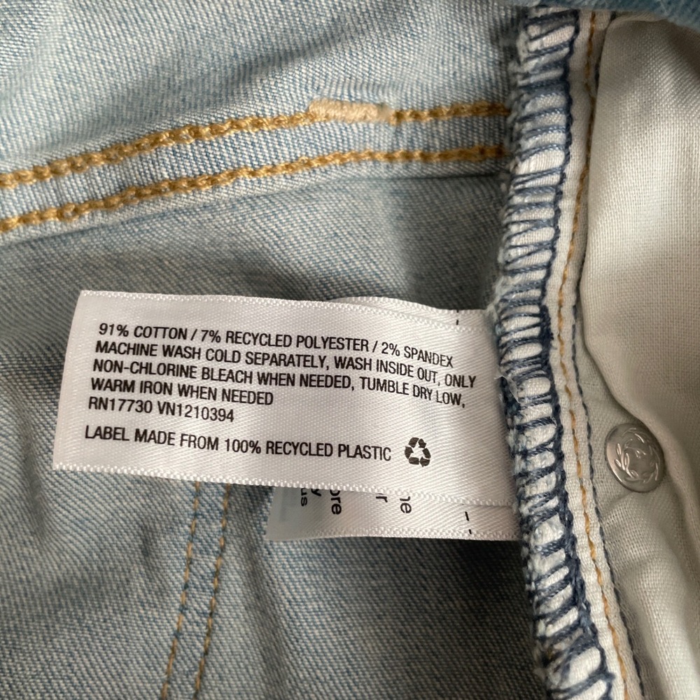 Universal Thread Womens Mid Rise Curvy Skinny Jeans Light Wash Size 4/27R NEW - Picture 10 of 10